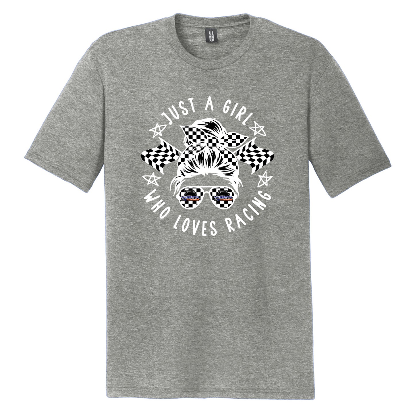 Just A Girl Triblend Shirt