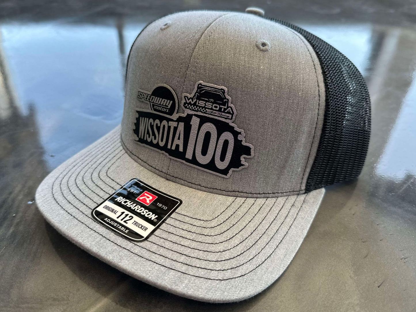 Wissota 100 Leather Patch Hat