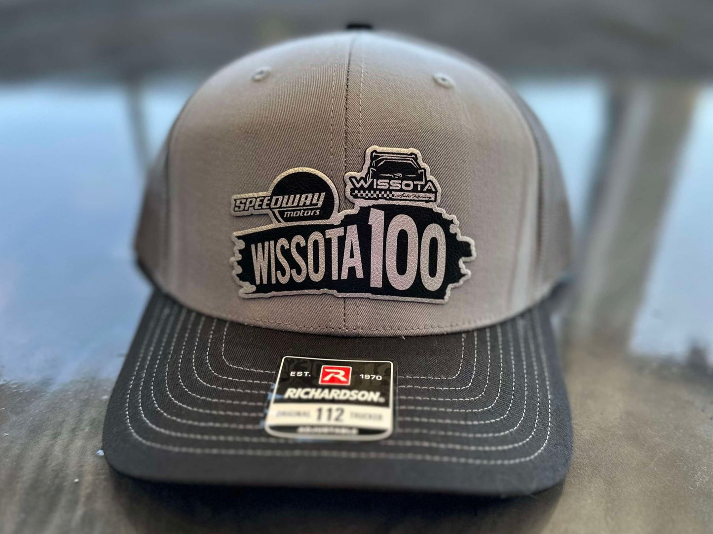 Wissota 100 Leather Patch Hat