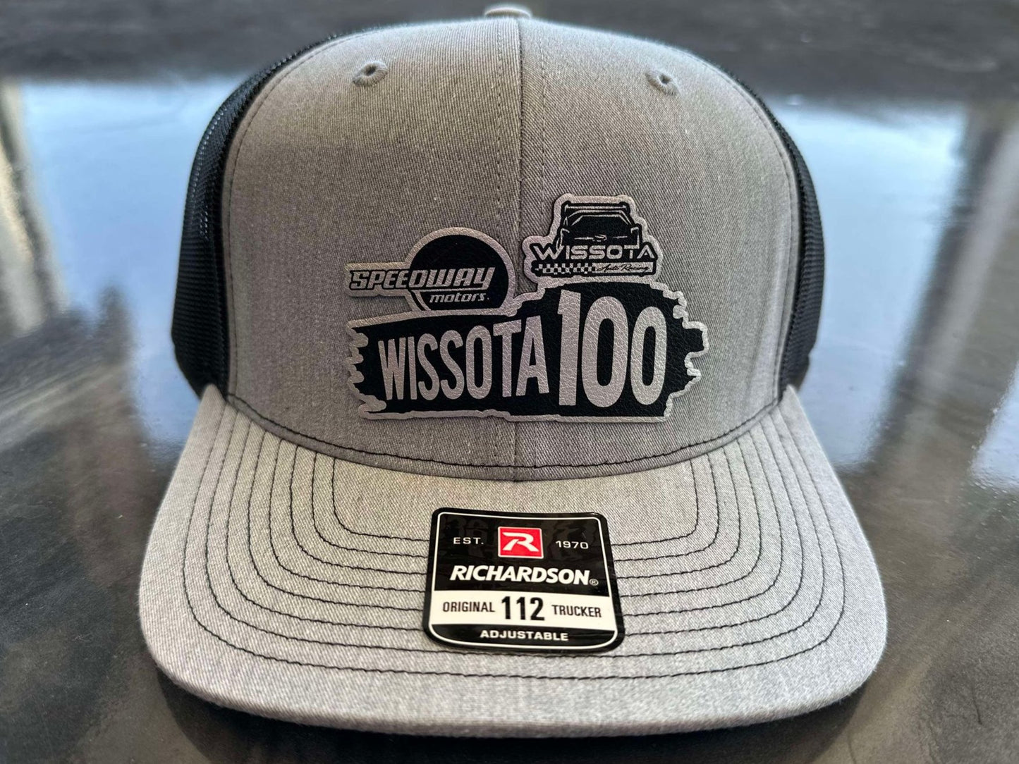 Wissota 100 Leather Patch Hat