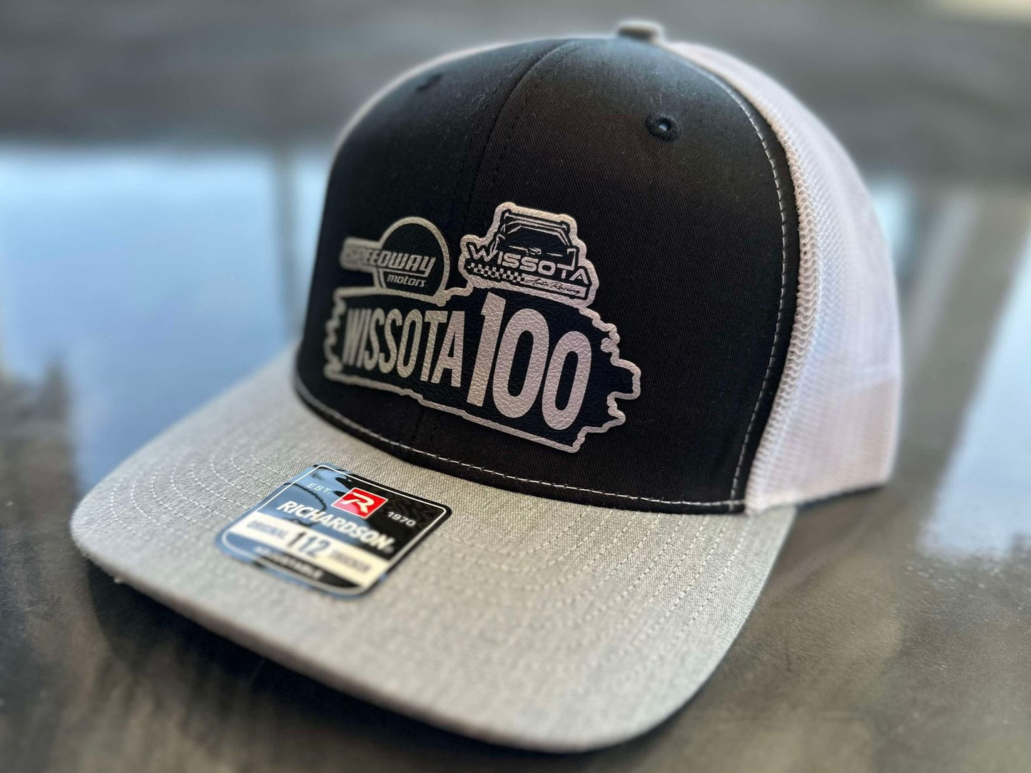 Wissota 100 Leather Patch Hat