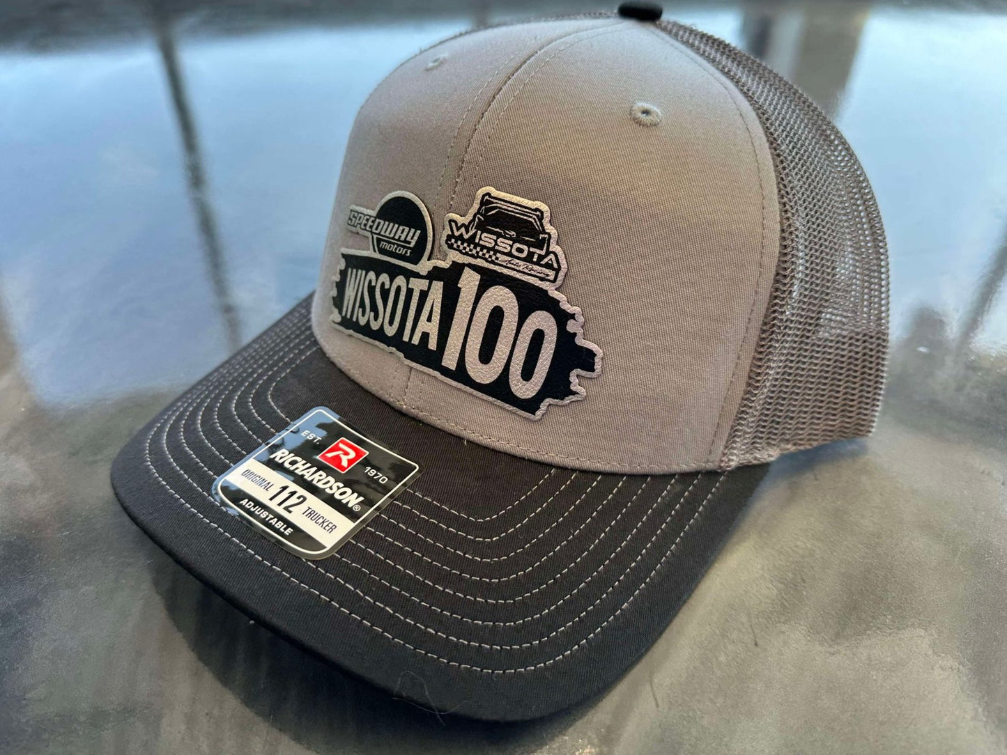 Wissota 100 Leather Patch Hat