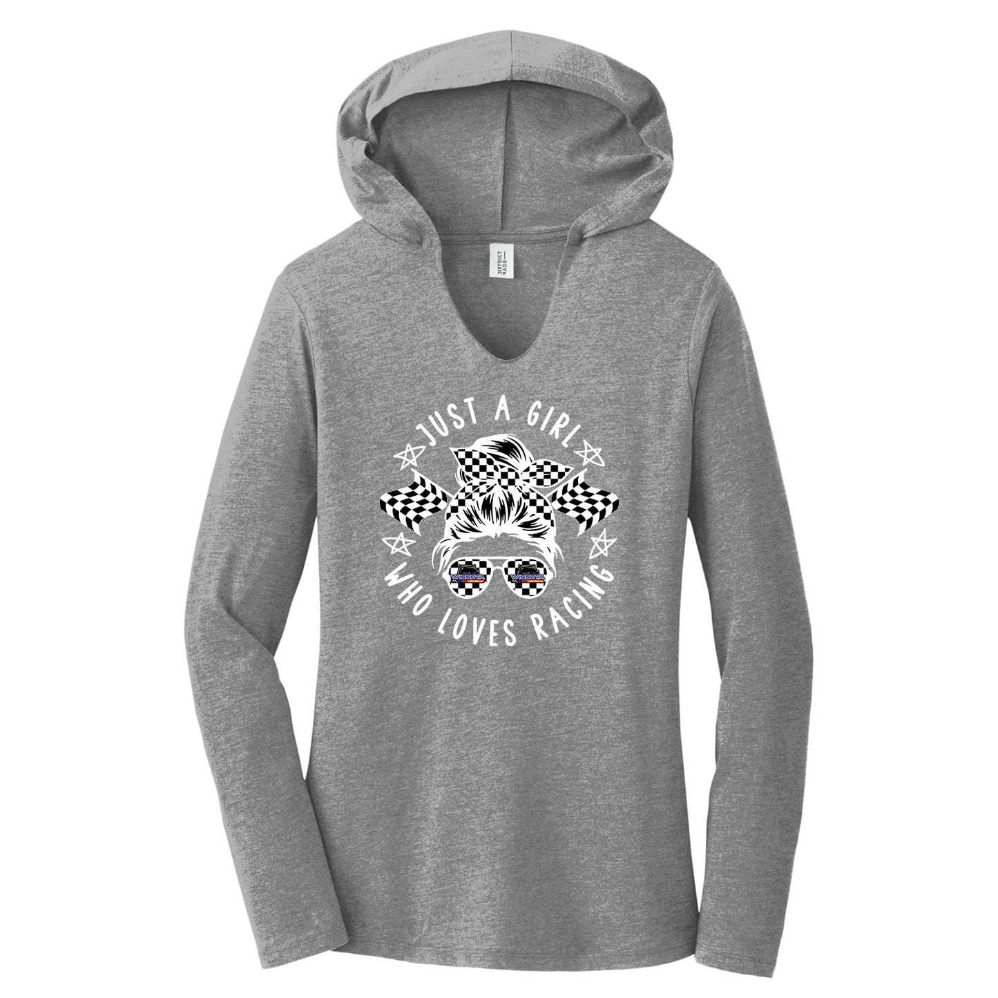 Just A Girl Long Sleeve Hoodie