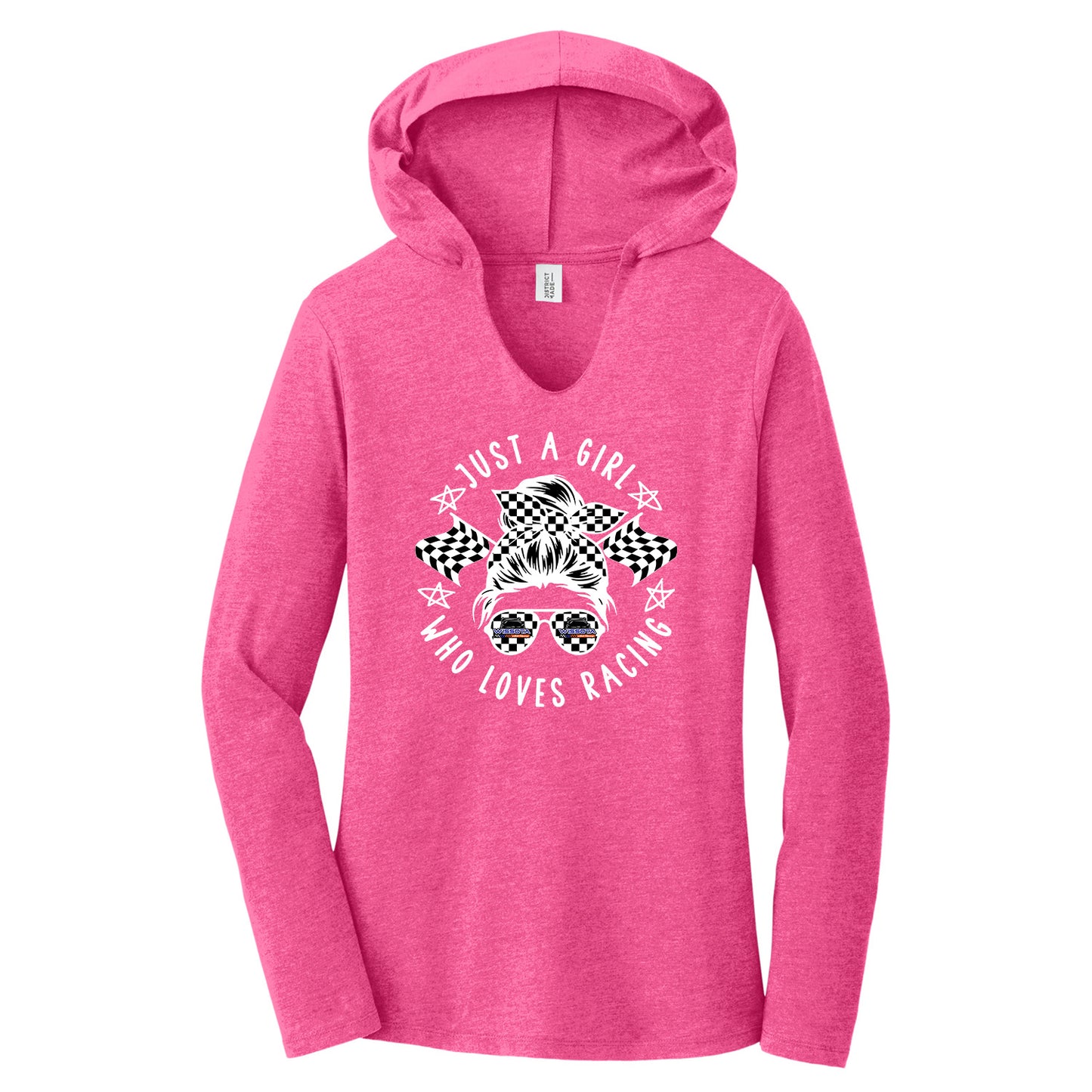 Just A Girl Long Sleeve Hoodie